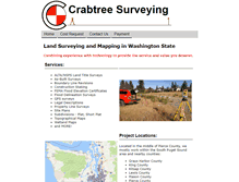 Tablet Screenshot of crabtreesurveying.com